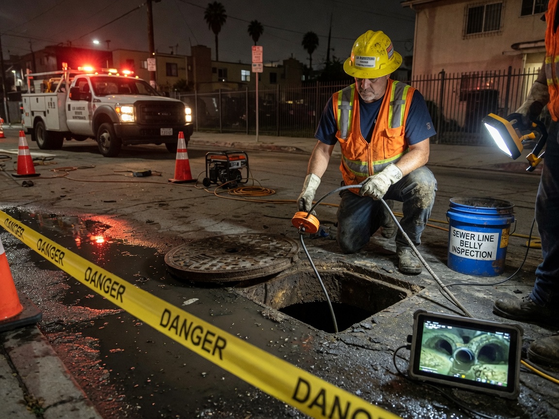 Sewer Line Repair in South Pasadena CA