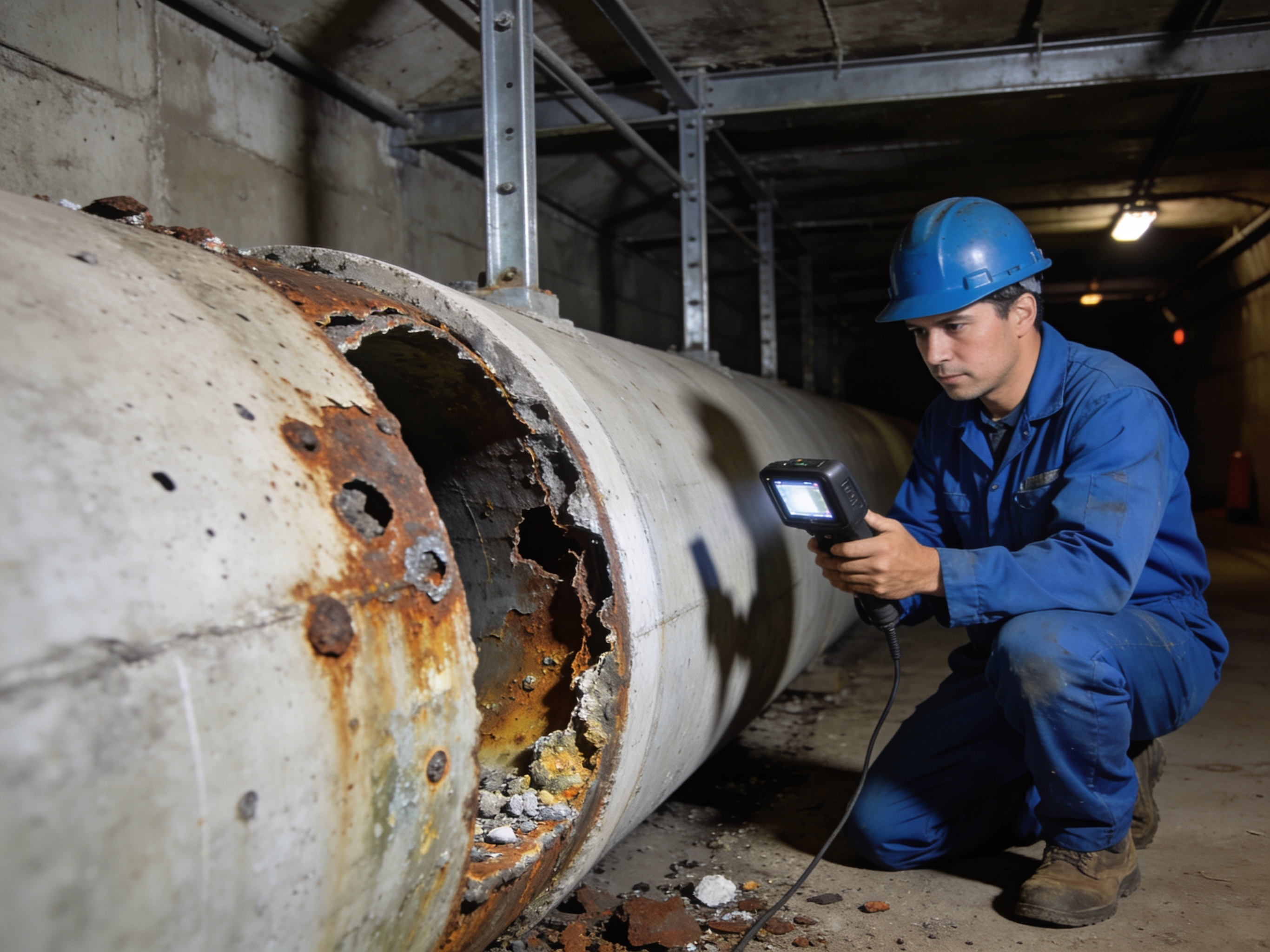 Sewer Pipe Corrosion in Los Angeles, CA